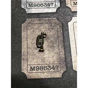 Musical Brass Trumpet Jewelry Charm